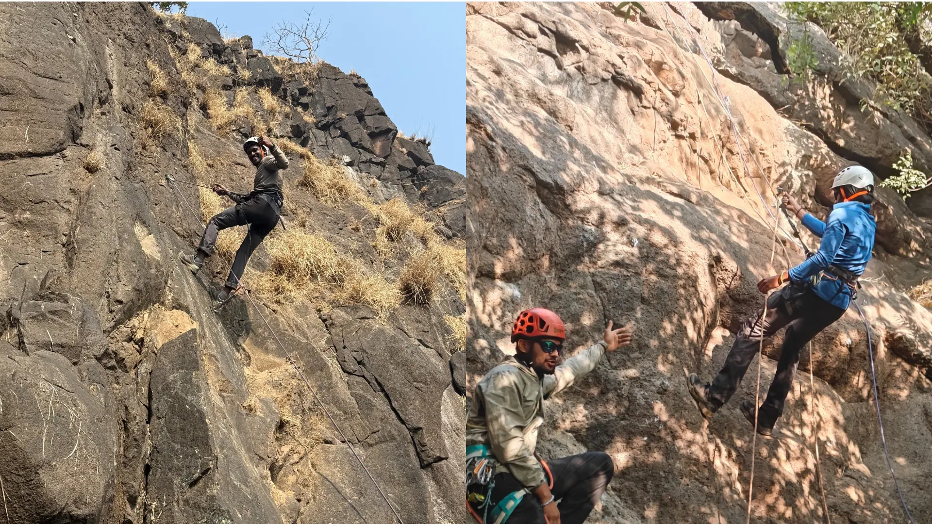Climbing and Bouldering at GGIM Valane campsite