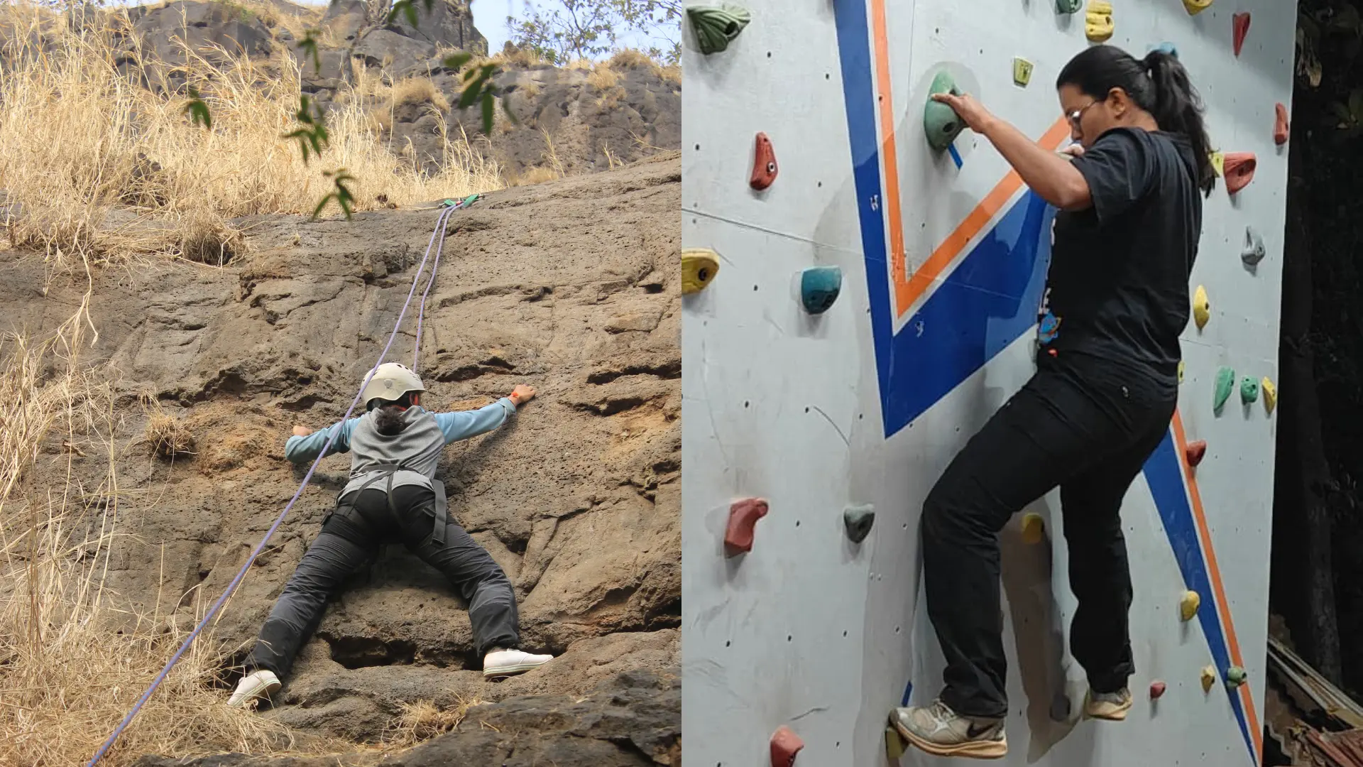 Climbing and Bouldering at GGIM Valane campsite