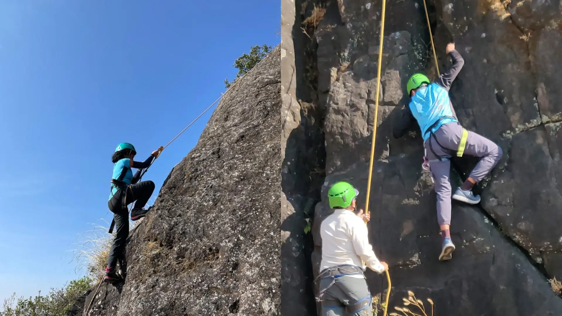 Climbing and Bouldering at GGIM Valane campsite